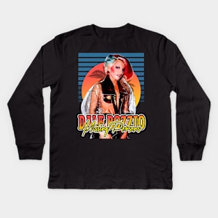 Retro Dale Bozzio /// Style Flyer Vintage Kids Long Sleeve T-Shirt